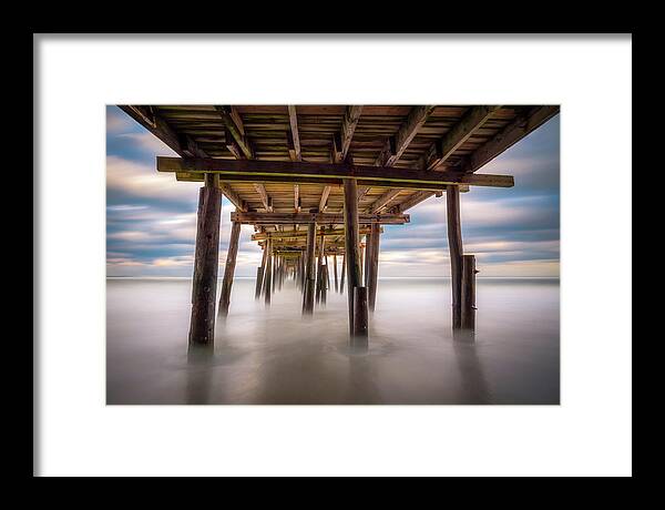Nags Head Framed Print featuring the photograph Outer Banks NC Seascape Nags Head North Carolina by Dave Allen