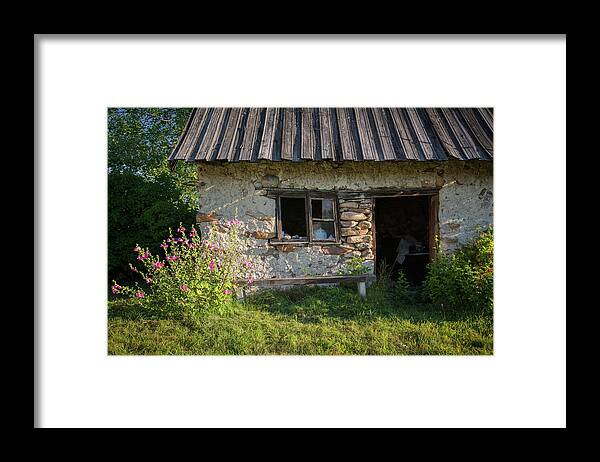 Cottage Framed Print featuring the photograph Outhouse by Ludwig Riml