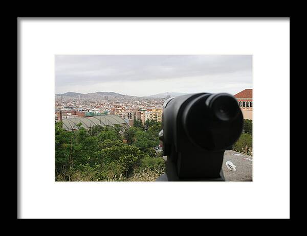Spain Framed Print featuring the photograph Outlook by Kelly Smith