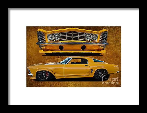 Auto Framed Print featuring the photograph Outstanding Riviera by Jim Hatch