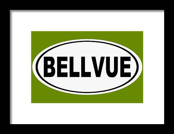 Bellvue Framed Print featuring the photograph Oval Bellvue Colorado Home Pride by Keith Webber Jr