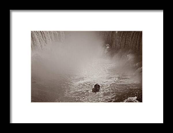 Amercian Falls Framed Print featuring the photograph Over the Falls by Kathi Isserman