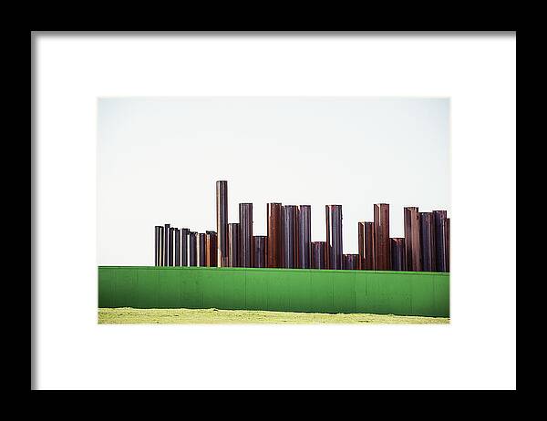 Fence Framed Print featuring the photograph Over the fence by Nick Barkworth