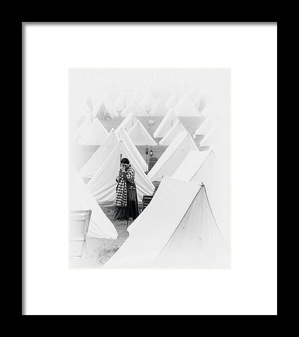 Tent Framed Print featuring the photograph Overcome by Alan Raasch