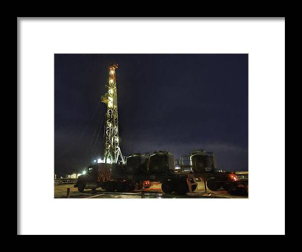 Gas Framed Print featuring the photograph Overtime by Jonas Wingfield