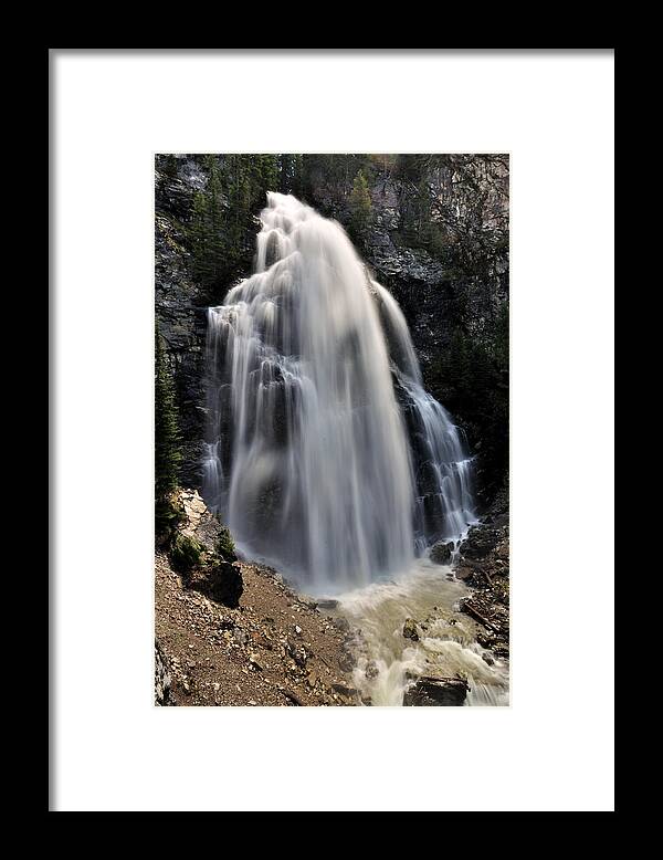 Waterfall Framed Print featuring the photograph Overwhich Falls 2 by Jedediah Hohf