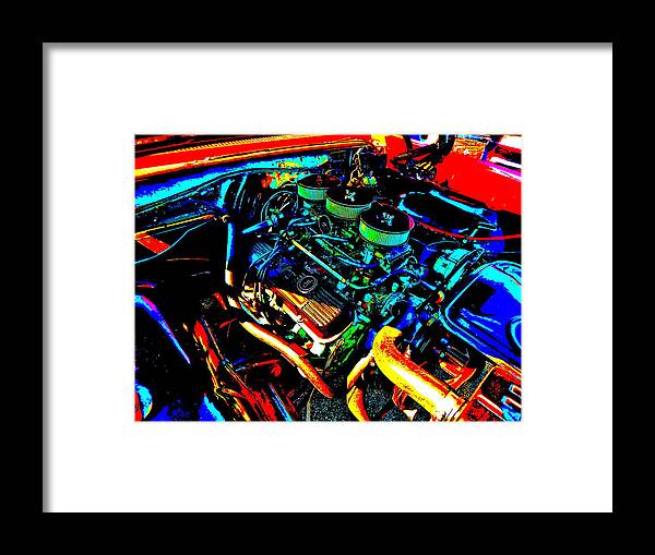 Oxford Car Show Framed Print featuring the photograph Oxford Car Show 171 by George Ramos
