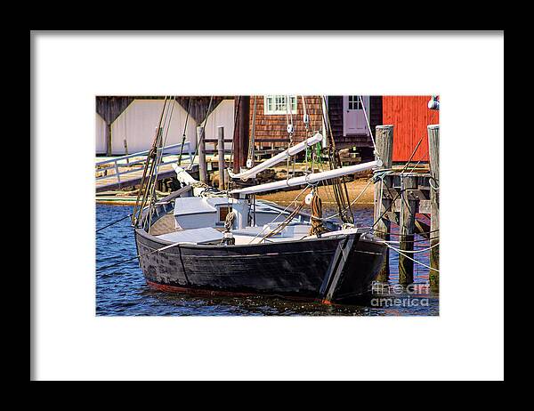 Connecticut Framed Print featuring the photograph Oyster Boat by Joe Geraci