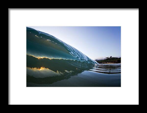 Oyster Curl Framed Print featuring the photograph Oyster Curl - part 2 of 3 by Sean Davey