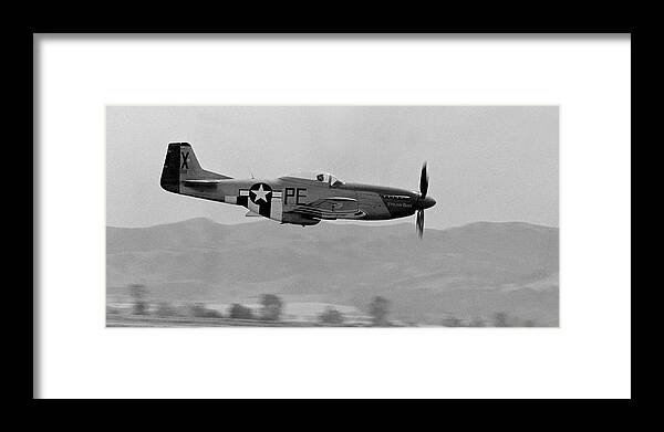 P51 Framed Print featuring the photograph P-51d by BuffaloWorks Photography