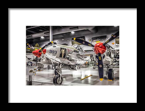 P38 Framed Print featuring the photograph P38 by Chris Smith