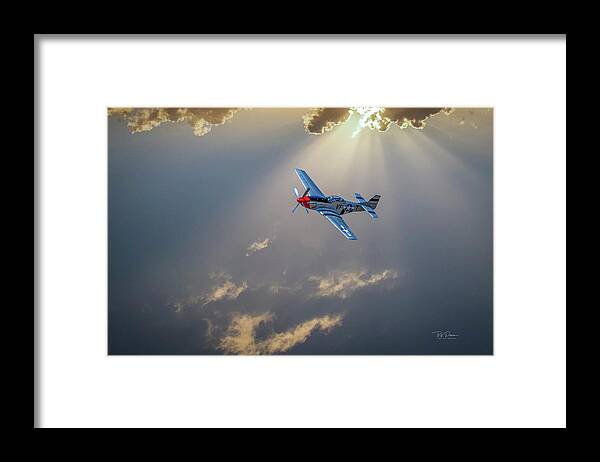 P51 Framed Print featuring the photograph P51 Mustang by Bill Posner