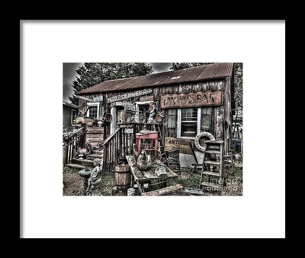 Vintage House Framed Print featuring the photograph Pachos Bar by Franz Zarda