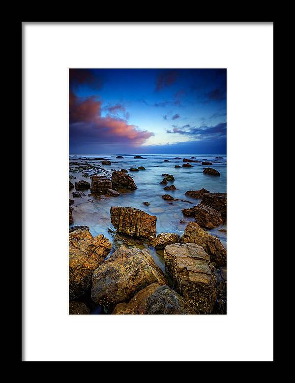 California Framed Print featuring the photograph Pacific Blue At Pelican Point by Rick Berk