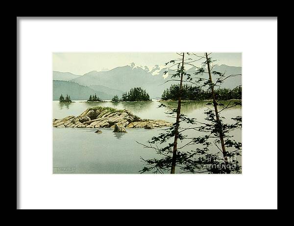 Coast Framed Print featuring the painting Pacific Retreat by Frank Townsley