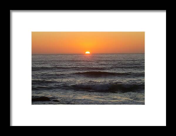 Sunset Framed Print featuring the photograph Pacific Sunset by Mark Miller