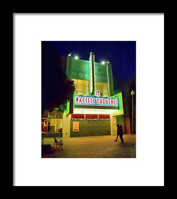 Pacific Theater Framed Print featuring the photograph Pacific Theater - Culver City by Chuck Staley