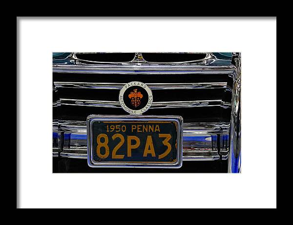 Packard Automobile Framed Print featuring the photograph Packard Automobile Classic by DB Hayes