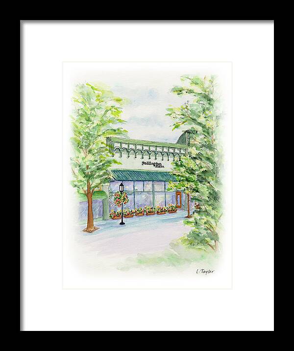 Paddington Station Gift Store Framed Print featuring the painting Paddington Station by Lori Taylor