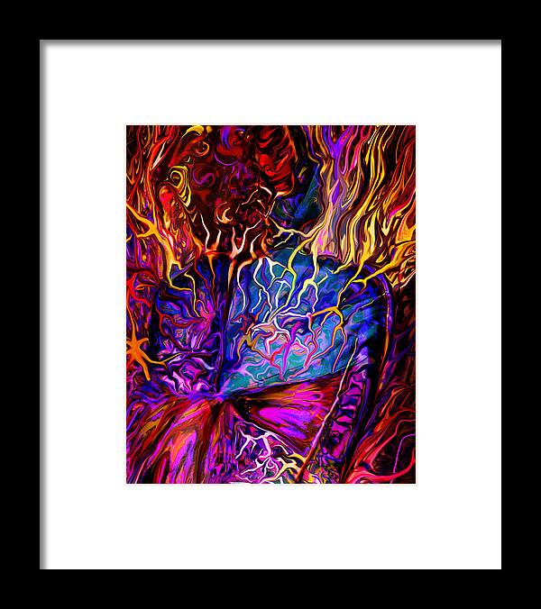 Pain Framed Print featuring the photograph Pain Slow Death Five by Karen Musick