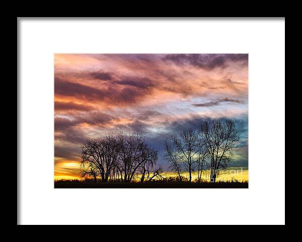 Beautiful Framed Print featuring the photograph Paintbrush Sunrise by Greg Summers
