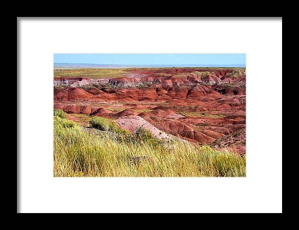 Photography Framed Print featuring the photograph Painted Desert 0242 by Sharon Broucek