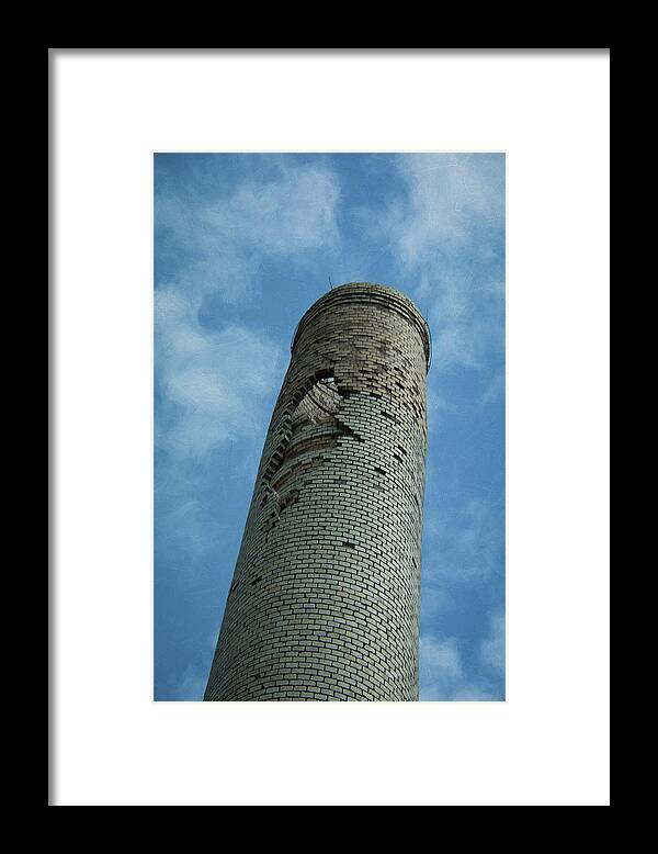 Guy Whiteley Photography Framed Print featuring the photograph Painted Stack by Guy Whiteley
