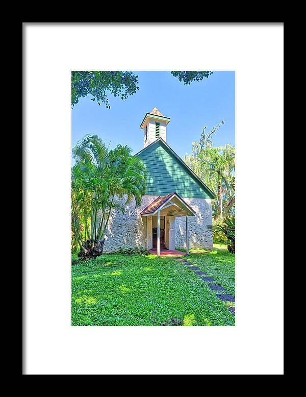 Church Framed Print featuring the photograph Palapala Ho'Omau Congregational Church by Jim Thompson