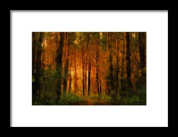 Outdoor Framed Print featuring the painting Palava Valo by Greg Collins