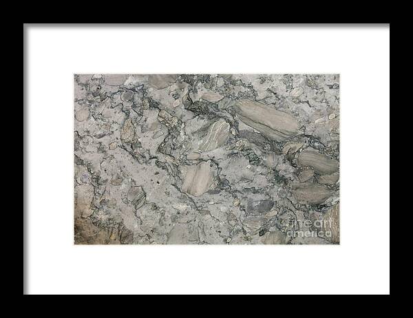 Granite Framed Print featuring the photograph Palazzo granite by Anthony Totah