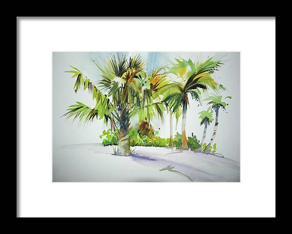 Shorescape Paintings Framed Print featuring the painting Palm Sunday by P Anthony Visco