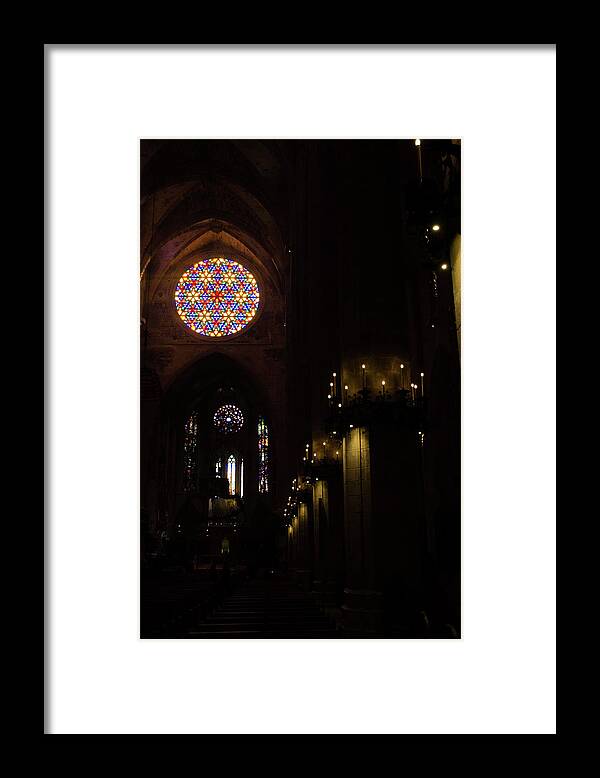 Palma Framed Print featuring the photograph Palma de Mallorca, Gothic Cathedral - 4 by AM FineArtPrints