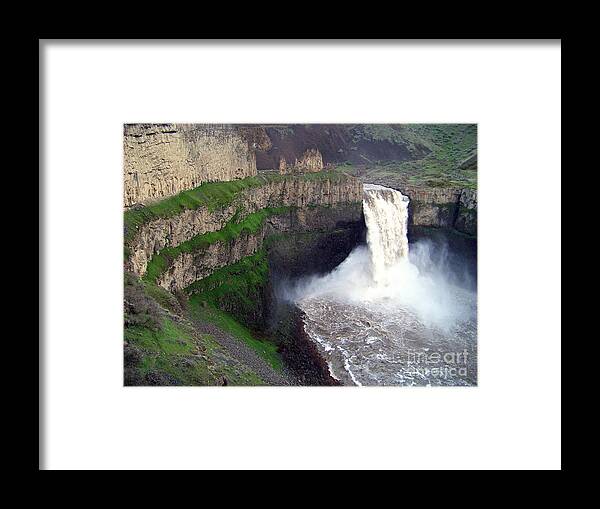 Palouse Framed Print featuring the photograph Palouse Falls - The Official Washington State Waterfall by Charles Robinson