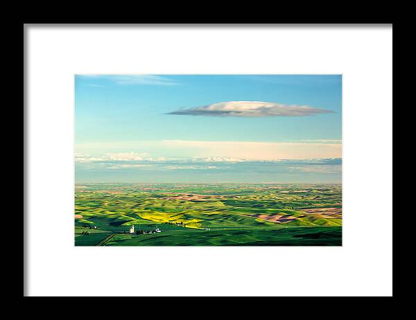 Palouse Framed Print featuring the photograph Palouse Point of View by Todd Klassy