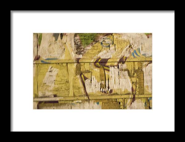 Peeling Paint Framed Print featuring the photograph Panamanian Texture No.2 by Jessica Levant