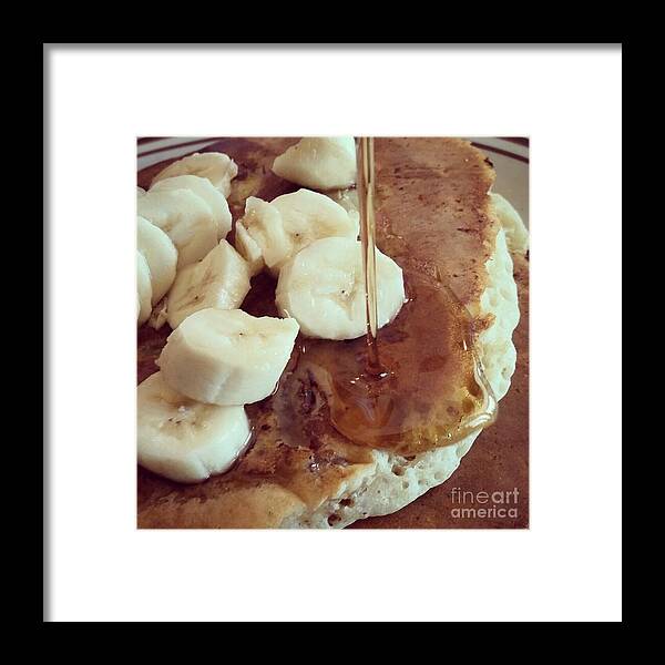 Pancakes Framed Print featuring the photograph Pancakes by Raymond Earley