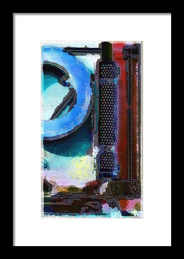 Abstract Framed Print featuring the photograph panel one from Centrifuge by Steve Karol