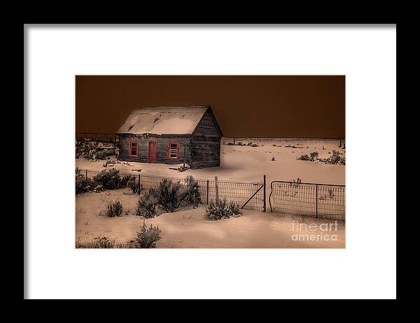Panguitch Homestead Framed Print featuring the digital art Panguitch Homestead by William Fields