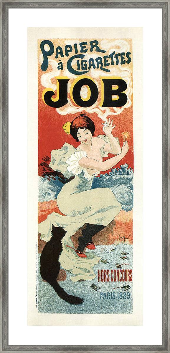 Tobacco　Framed　Grafiikka　Job　Studio　a　by　Poster　Print　Advertising　Vintage　Cigarettes　Papier　Pixels