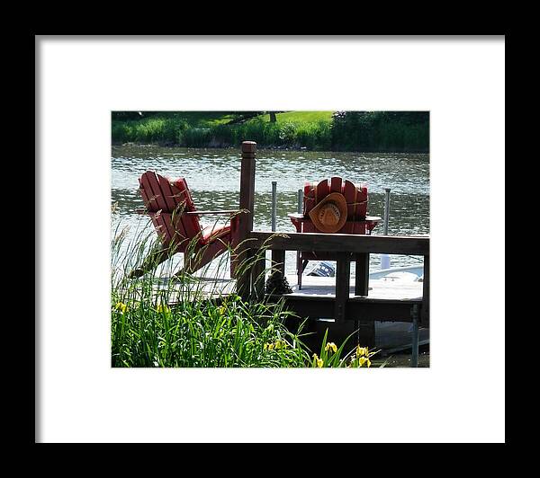 Dock Framed Print featuring the photograph Paradise Found by Deborah Kunesh
