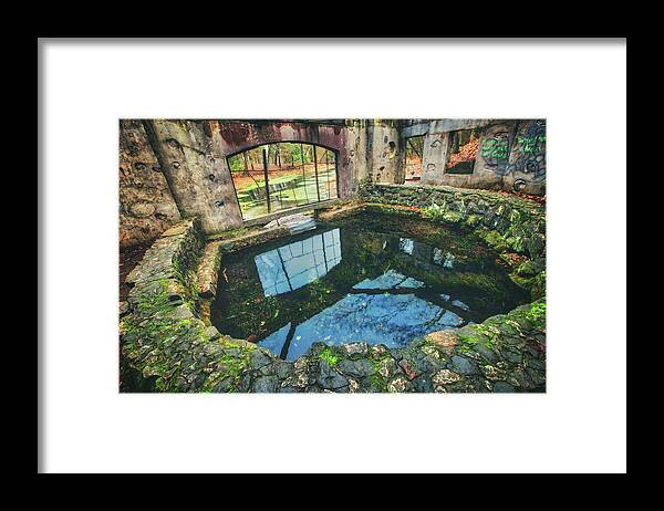 Jennifer Rondinelli Reilly Framed Print featuring the photograph Paradise Springs- Spring House - Kettle Moraine State Forest by Jennifer Rondinelli Reilly - Fine Art Photography