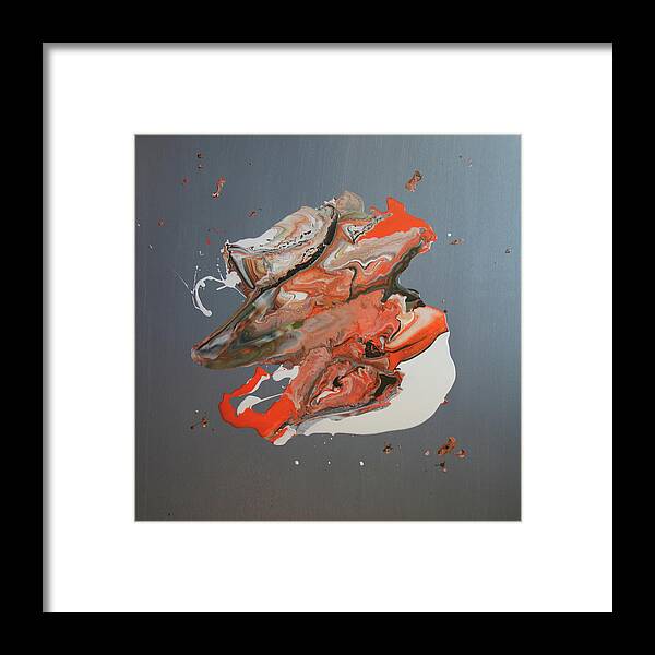 Abstract Framed Print featuring the painting Paradox 2 by Madeleine Arnett
