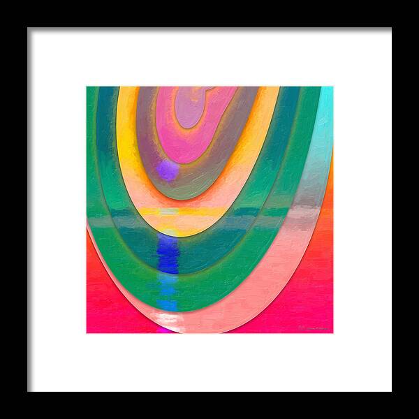 ‘parallel Dimensions’ Collection By Serge Averbukh Framed Print featuring the digital art Parallel Dimensions - The Descent by Serge Averbukh