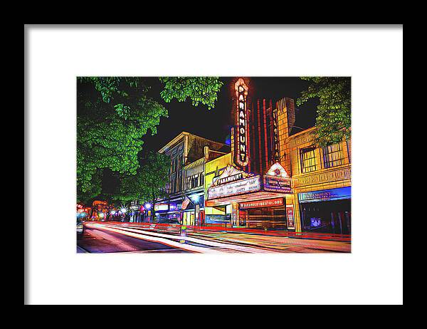 Downtown Framed Print featuring the photograph Paramount - Downtown Bristol by Greg Booher