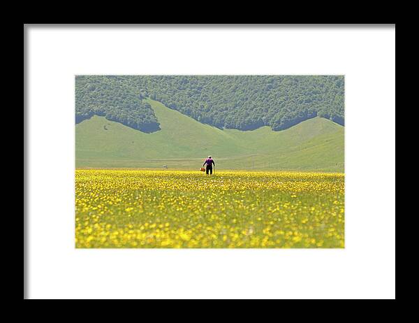 Nature Framed Print featuring the photograph Monti Sibillini National Park, Italy 1 by Dubi Roman