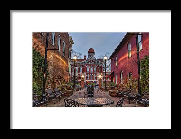 Courthouse Framed Print featuring the photograph Parry Court by Scott Wood