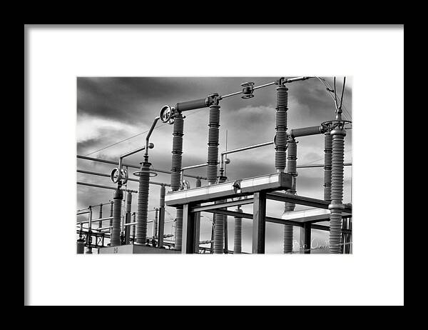 Industry Framed Print featuring the photograph Part Of The Grid by Bob Orsillo