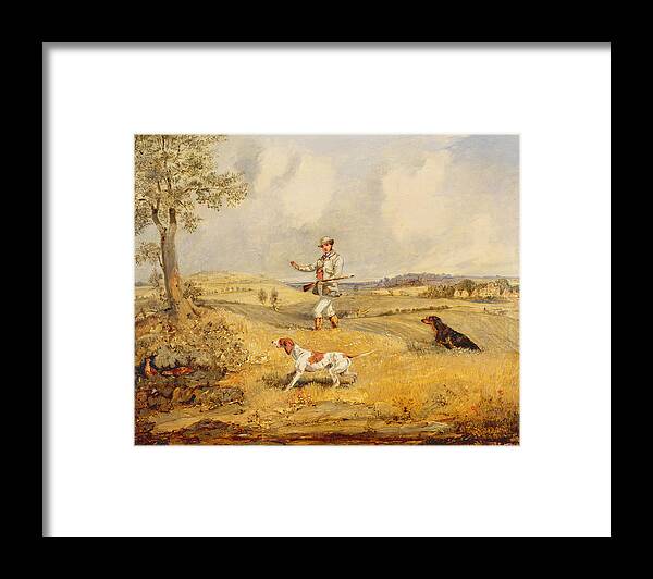 Xyc157041 Framed Print featuring the photograph Partridge Shooting by Henry Thomas Alken