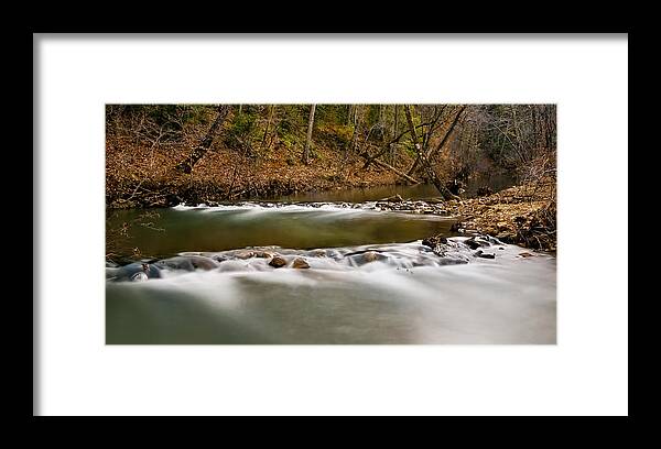 Lara Ellis Framed Print featuring the photograph Passage Creek by Lara Ellis