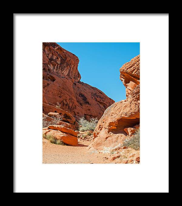 Mountains Framed Print featuring the photograph Passageway by Stephen Whalen